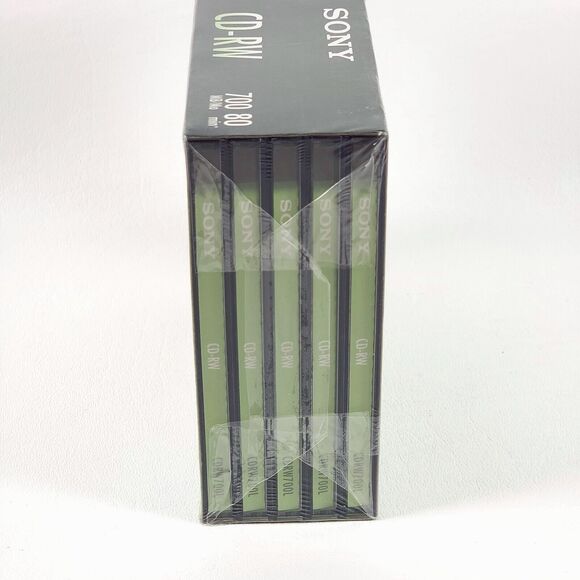 NEW SEALED Sony CD-RW Blank Media 10x 4x 700MB in Full Size Jewel Cases CDRW700L - Picture 5 of 5